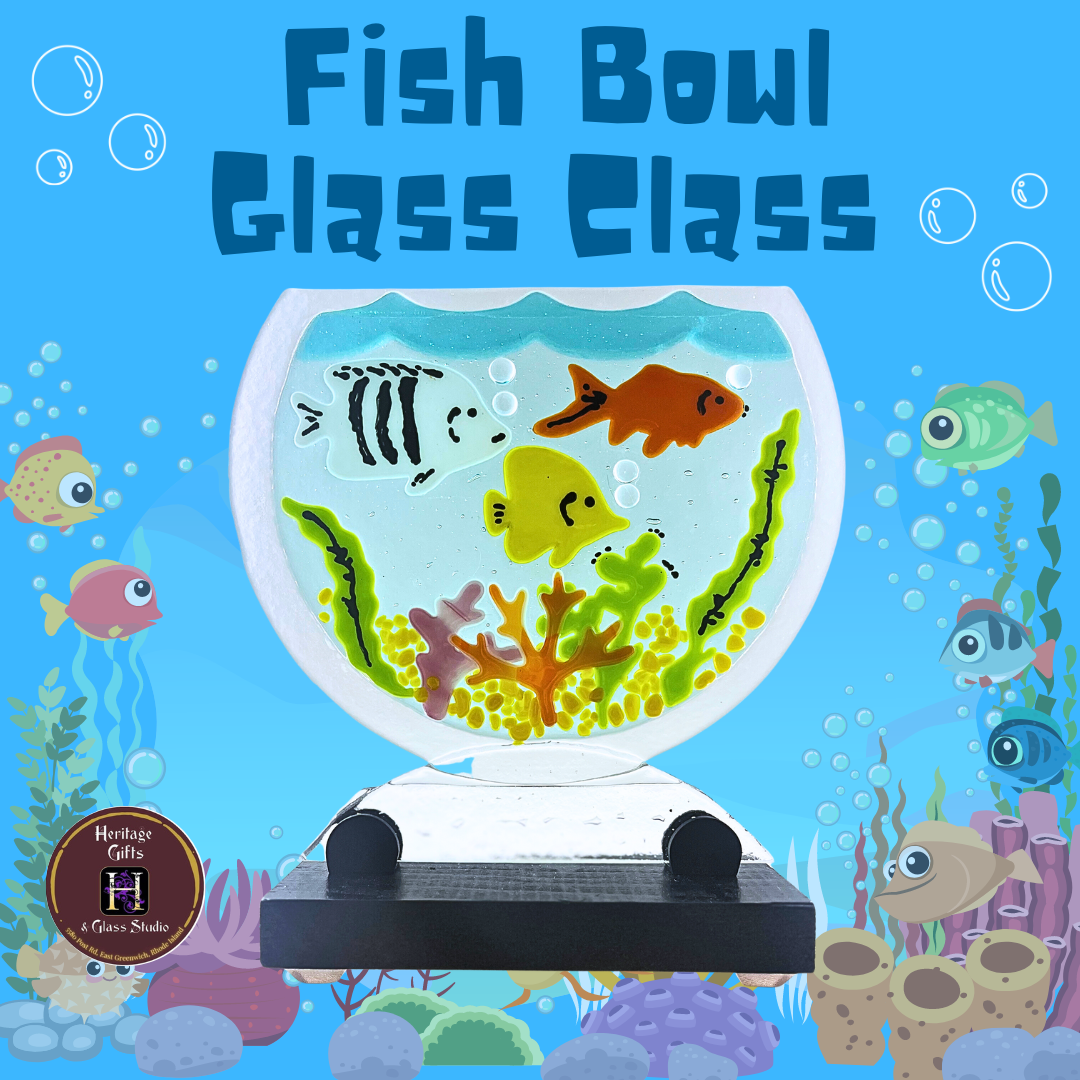 Drop-In Glass Fishing Bowl 9/2